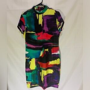 3/$28❤️SHEIN multicolor short sleeve, dress size XL